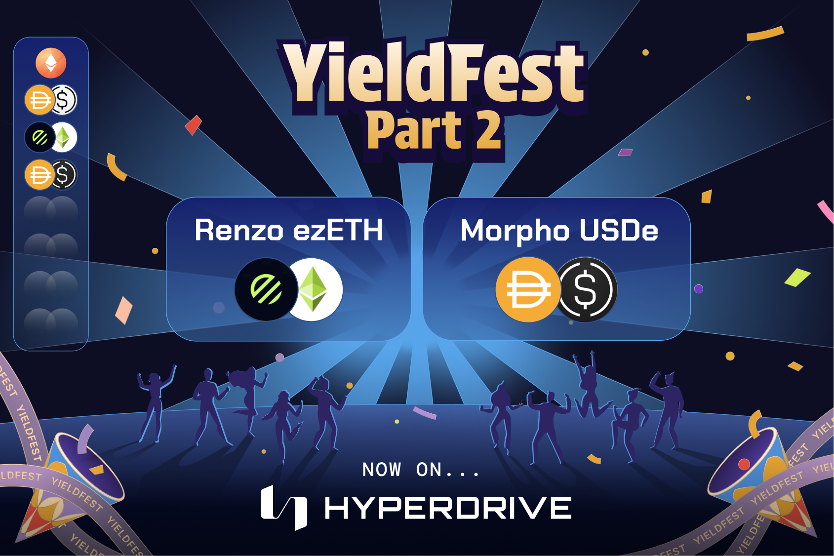 YieldFest Part 2: Hyperdrive Now Supports Renzo’s ezETH and Morpho’s USDe/DAI as Yield Sources