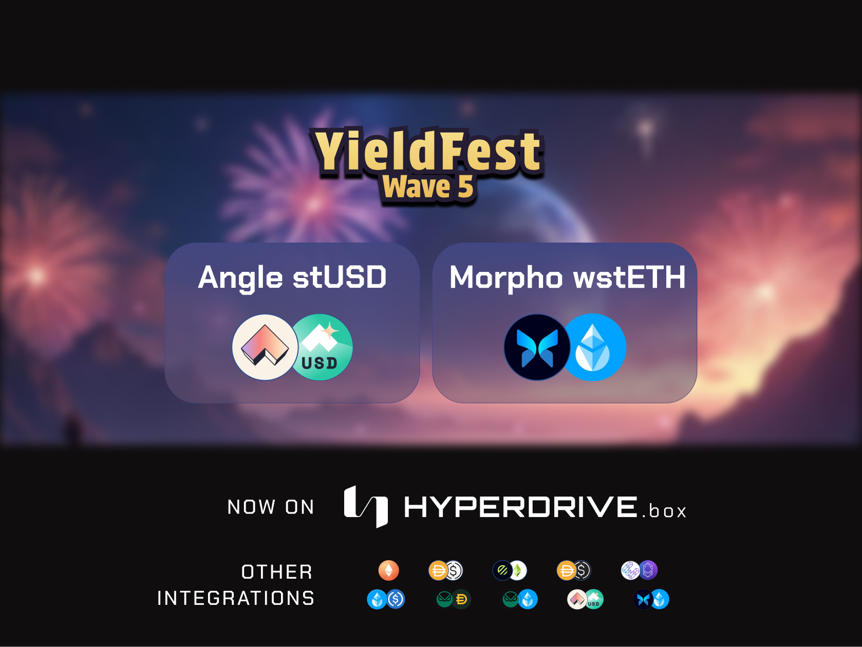 Wave 5: Angle’s stUSD and Morpho's wstETH/USDA Are New Yield Sources on Hyperdrive