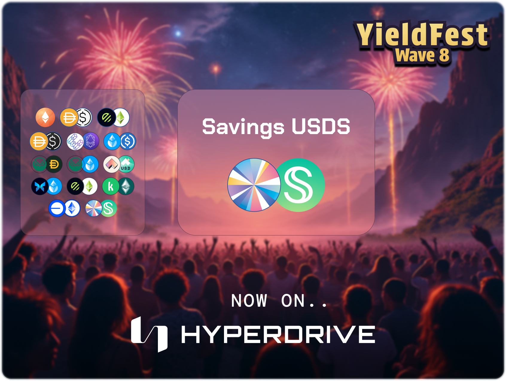 YieldFest Wave 8: Hyperdrive Deploys Savings USDS as a New Yield Source