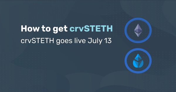 How to get crvSTETH