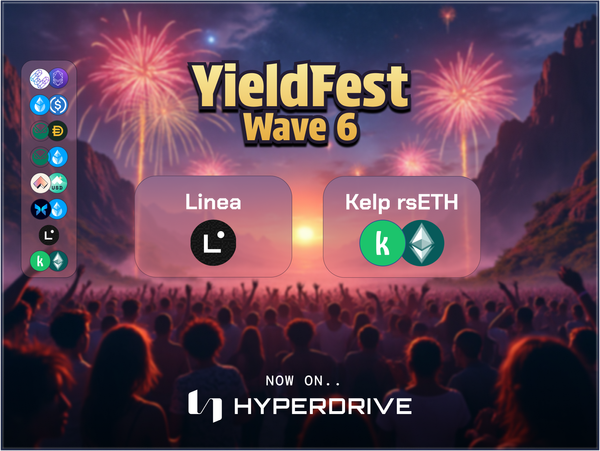 Wave 6: Hyperdrive Deploys on Linea with rsETH as a New Yield Source