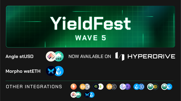 Wave 5: Angle’s stUSD and Morpho's wstETH/USDA Are New Yield Sources on Hyperdrive